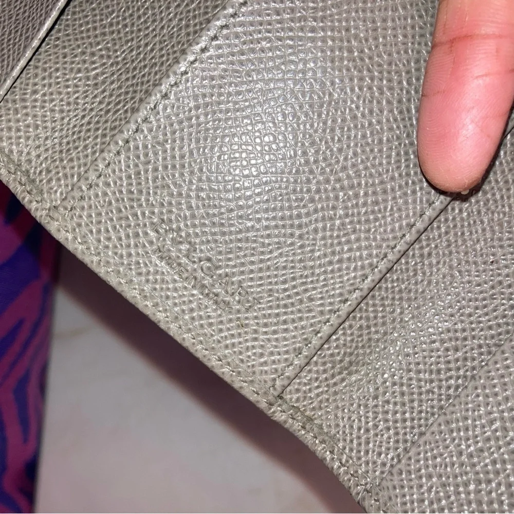 Bulgari gray taupe key holder
